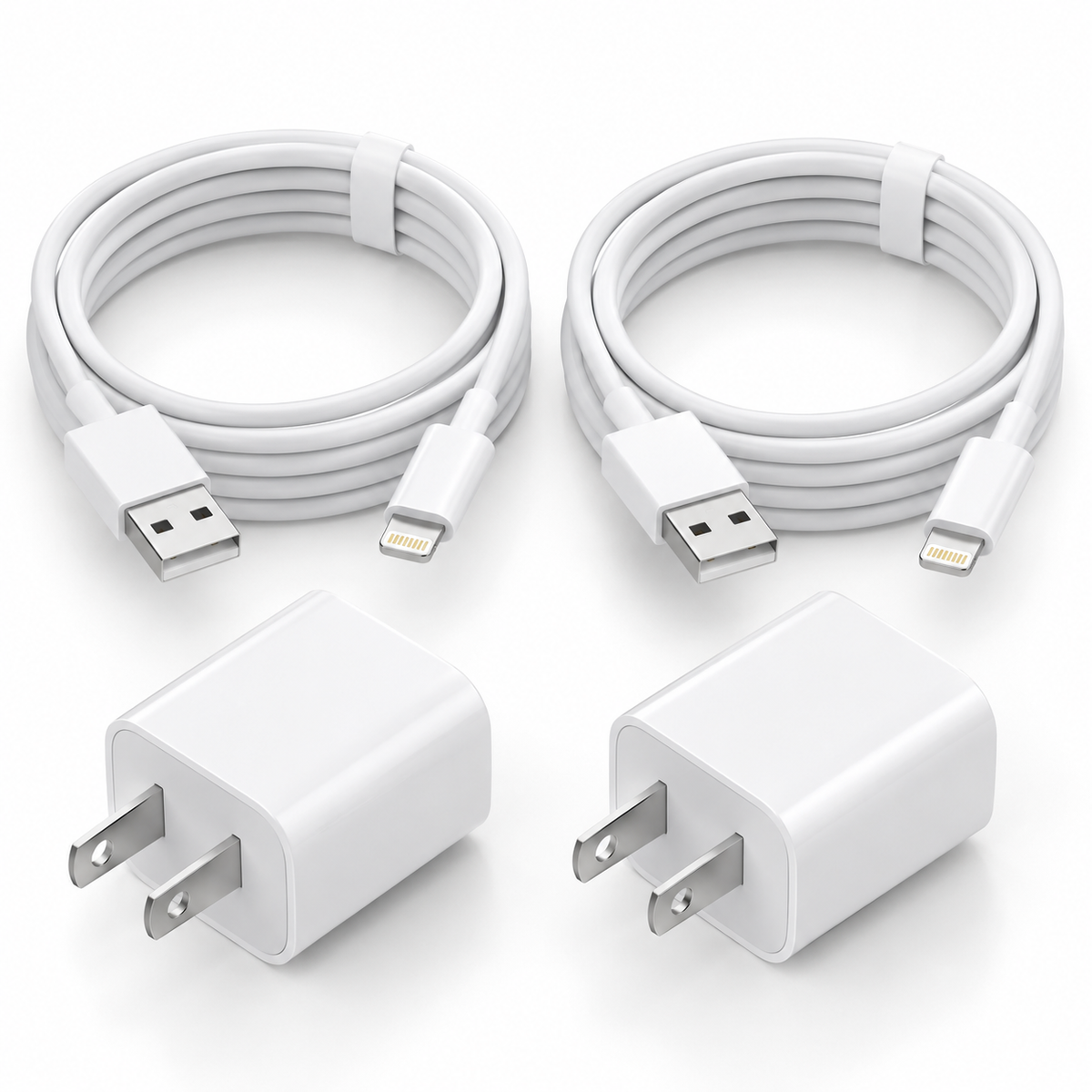 iPhone-Compatible Charger and Lightning Cable Kit